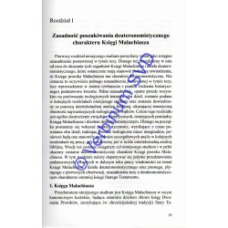 Charakter deuteronomistyczny Księgi Malachiasza